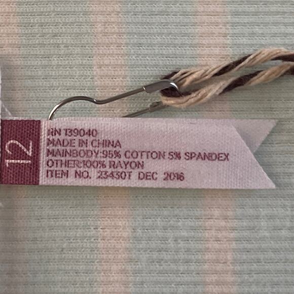 Matilda Jane 435 Three Legged Race Tank Top Racerback Striped Size 12 NWT - Picture 7 of 8